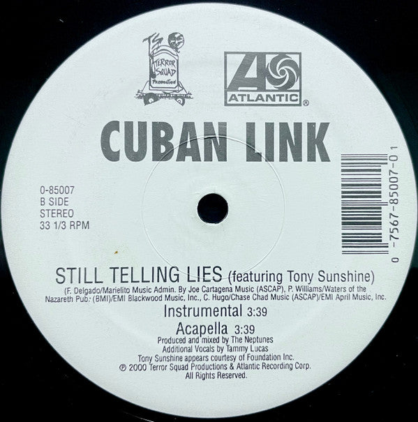 Cuban Link : Still Telling Lies (12")