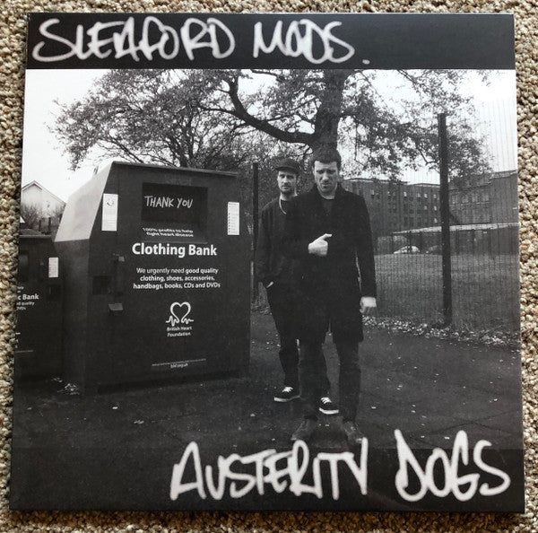 Sleaford Mods : Austerity Dogs (LP, Album, RE, Yel)