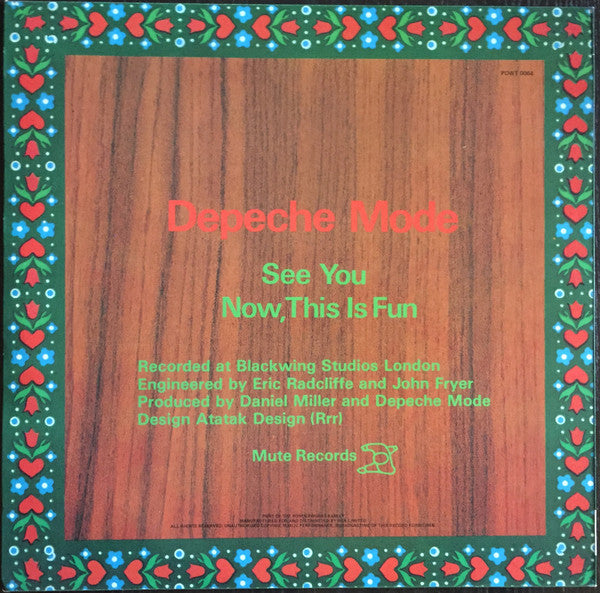 Depeche Mode : See You (12", Single)