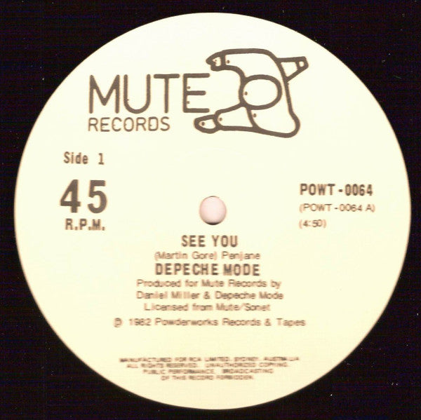 Depeche Mode : See You (12", Single)