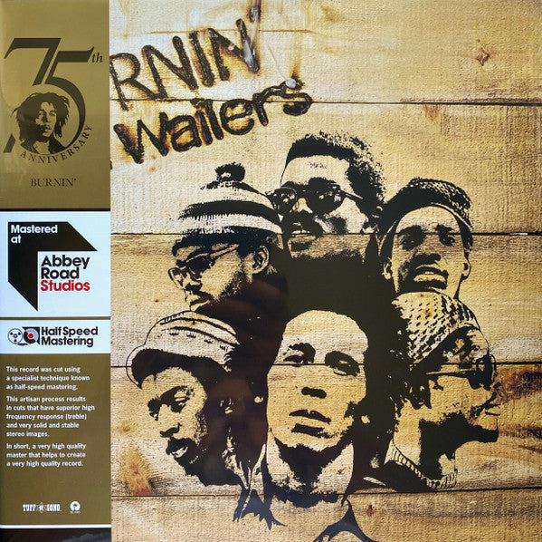 Bob Marley & The Wailers : Burnin' (LP, Album, RE, RM, Hal)