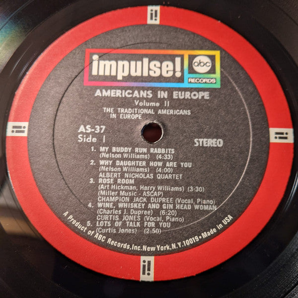 Various : Americans In Europe, Vol.2 (LP, Album, RE, Gat)