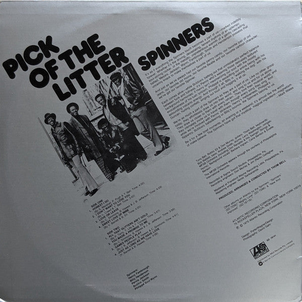 Spinners : Pick Of The Litter (LP, Album)