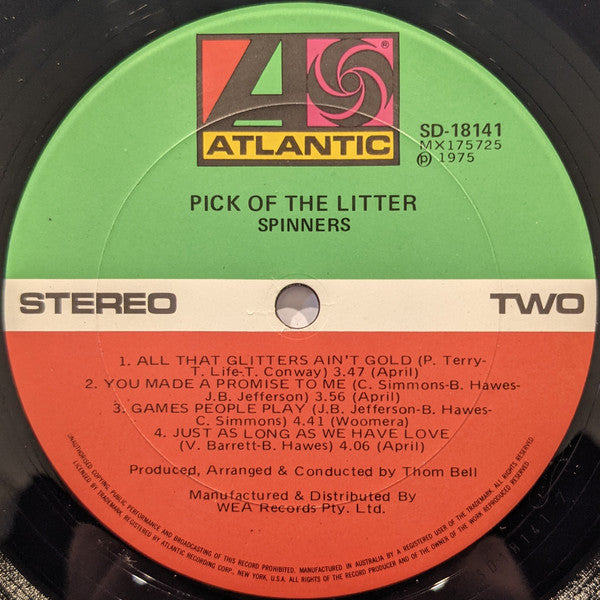 Spinners : Pick Of The Litter (LP, Album)