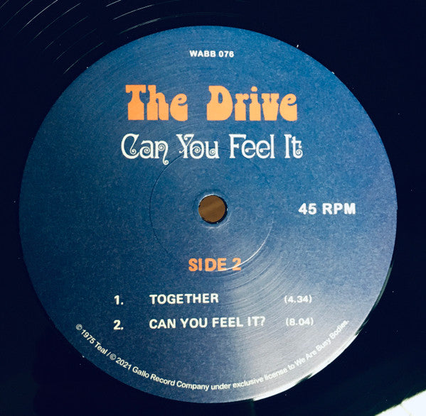 The Drive (2) : Can You Feel It (LP, Album, Ltd, RE, RM)