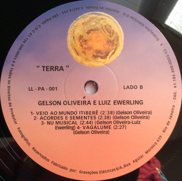 Gelson Oliveira & Luiz Ewerling : Terra (LP, Album, Ltd, Num, RE)