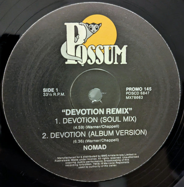 Nomad : Devotion (Remix) (12")