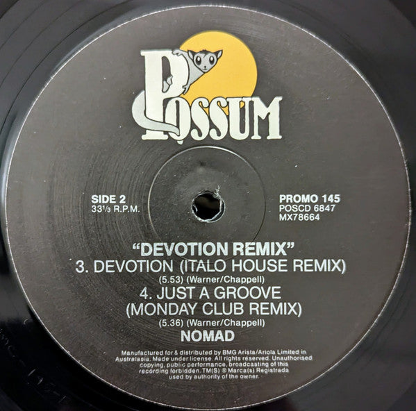 Nomad : Devotion (Remix) (12")