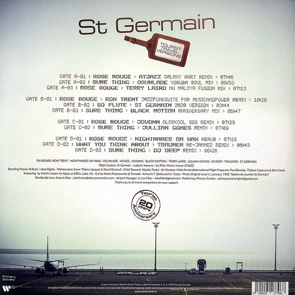 St Germain : Tourist Travel Versions (2xLP, Album)