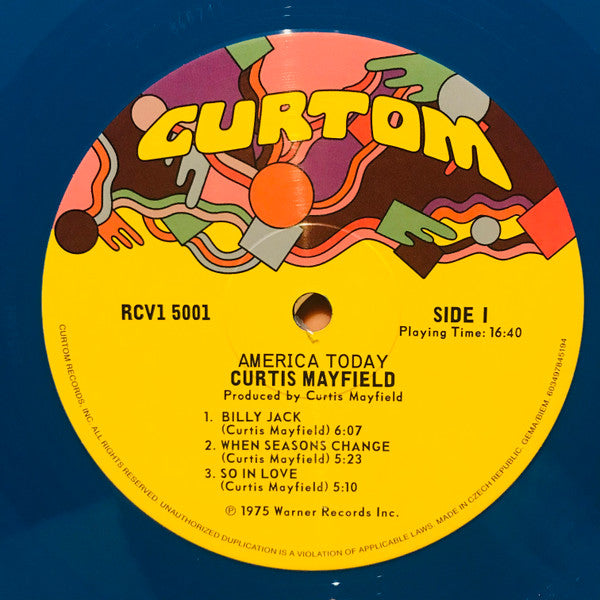 Curtis Mayfield : There's No Place Like America Today (LP, Album, Ltd, RE, Tur)