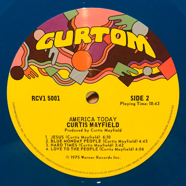 Curtis Mayfield : There's No Place Like America Today (LP, Album, Ltd, RE, Tur)