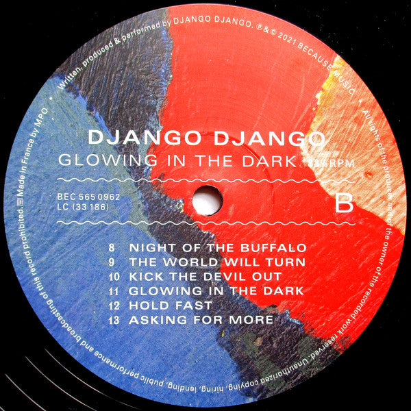 Django Django : Glowing In The Dark (LP, Album)