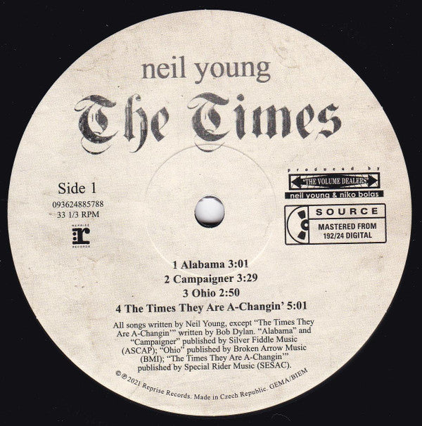 Neil Young : The Times (12", EP)