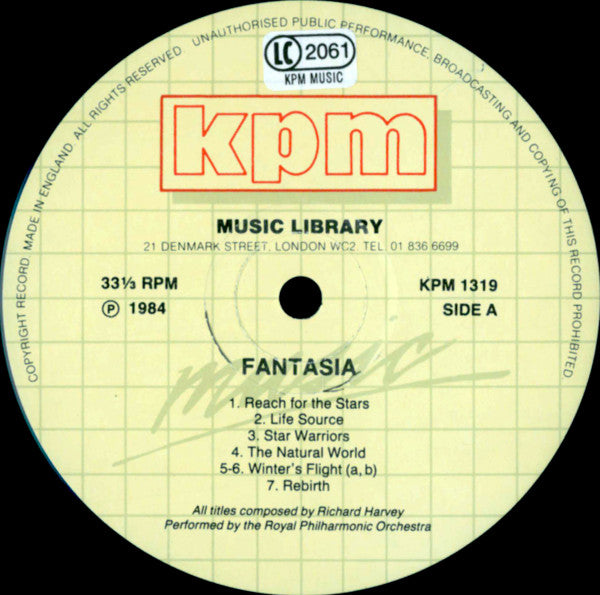 Richard Harvey (2) : Fantasia (LP, Album)