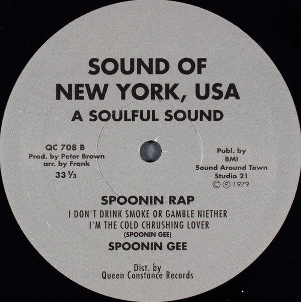 Spoonin Gee* : Spoonin Rap (12", RE)