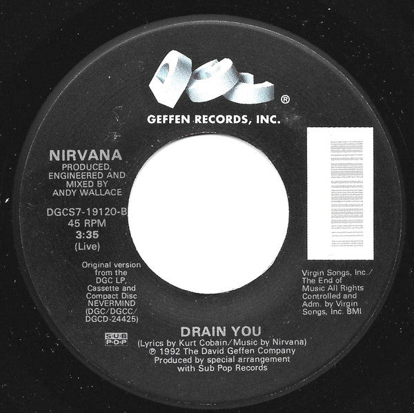 Nirvana : Come As You Are (7", Single)