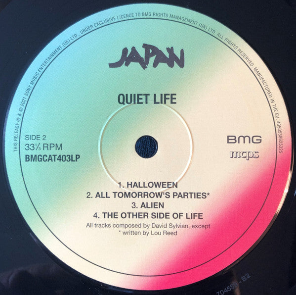 Japan : Quiet Life (LP, Album, RE, RM, 180)