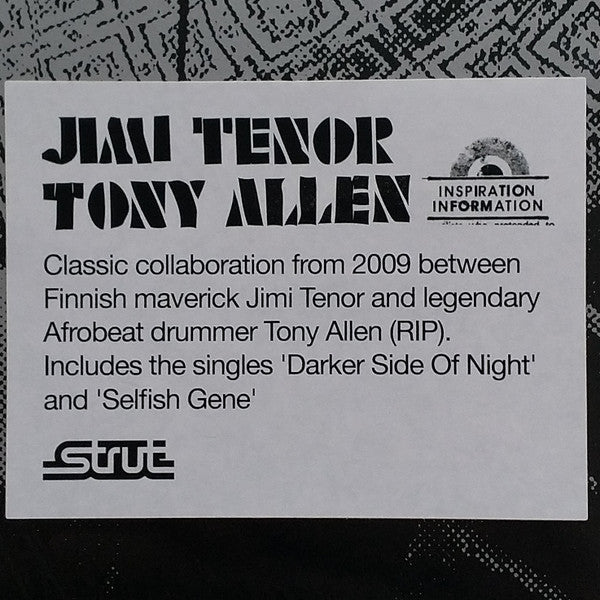Jimi Tenor / Tony Allen : Inspiration Information (2xLP, Album, RE)