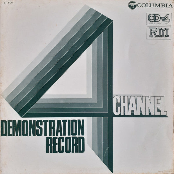 Various : 4 Channel Demonstration Record (LP, Comp, Quad, Promo)