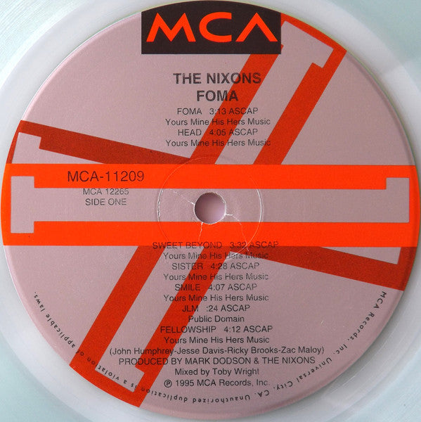 The Nixons : Foma (LP, Album, Lig)