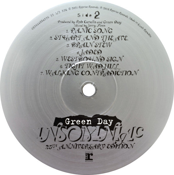 Green Day : Insomniac (LP, Album, RE, Mad + LP, S/Sided, Etch + Dlx, Ltd,)