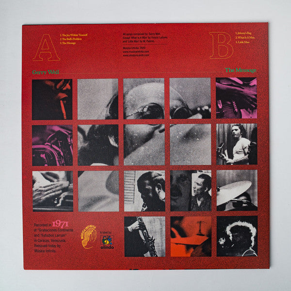 Gerry Weil : The Message (LP, Album, RE, RM)