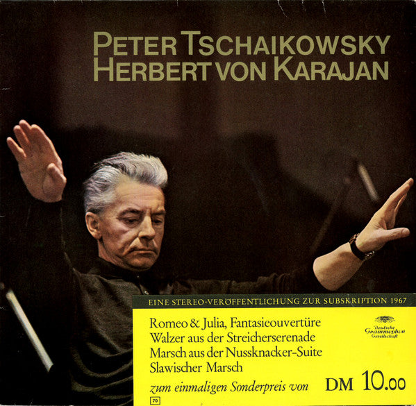 Pyotr Ilyich Tchaikovsky, Herbert von Karajan : Peter Tschaikowsky - Herbert von Karajan (LP, Comp, Promo)