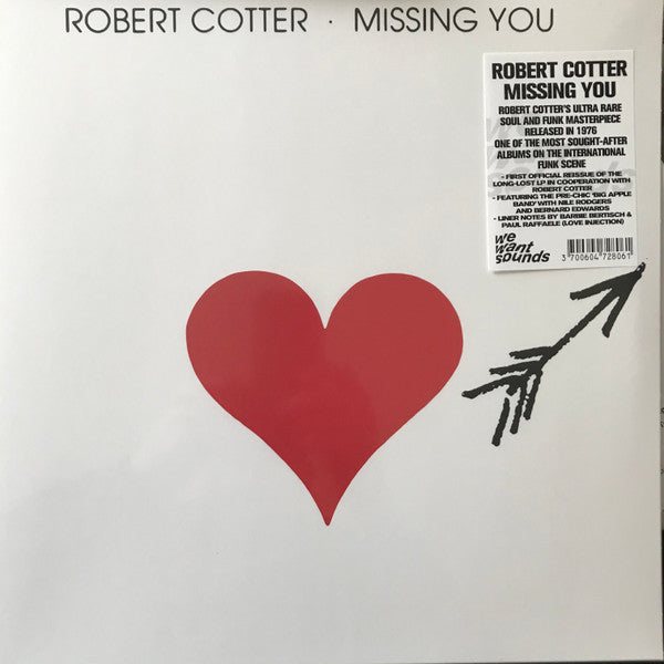 Robert Cotter : Missing You (LP, RE)