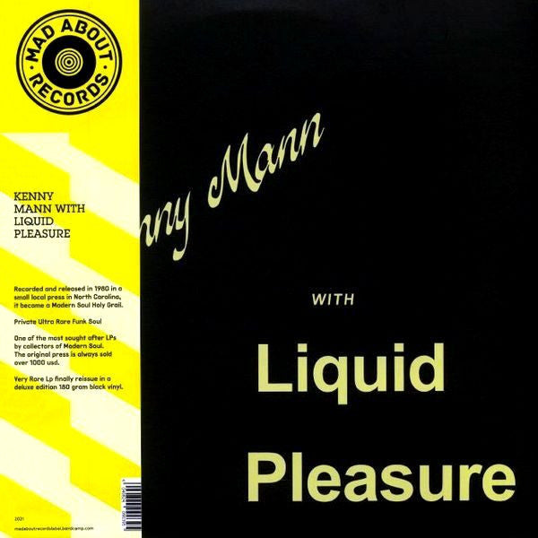 Kenny Mann With Liquid Pleasure : Kenny Mann With Liquid Pleasure (LP, Album, Ltd, Num, RE, 180)