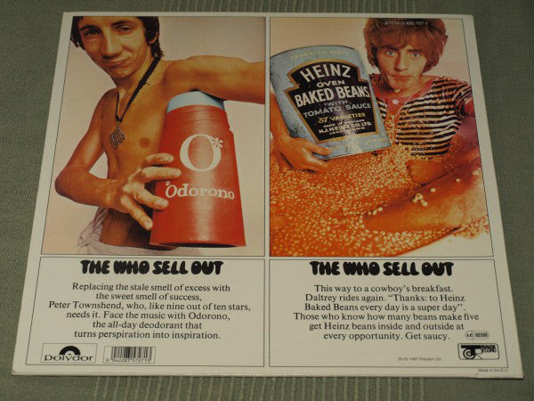 The Who : The Who Sell Out (LP, Album, RE, RM, 180)