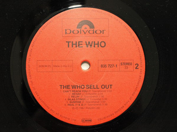 The Who : The Who Sell Out (LP, Album, RE, RM, 180)