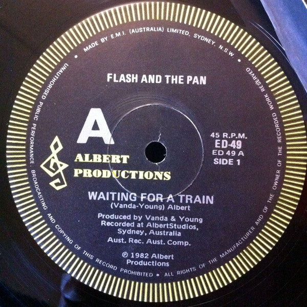 Flash & The Pan : Waiting For A Train (12")