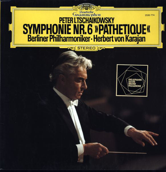 Pyotr Ilyich Tchaikovsky, Berliner Philharmoniker, Herbert Von Karajan : Symphonie Nr. 6 "Pathétique" (LP)