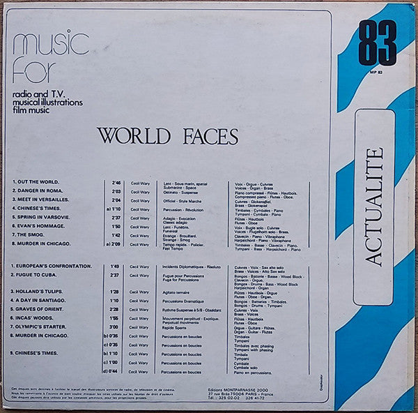 Cecil Wary : World Faces (LP)