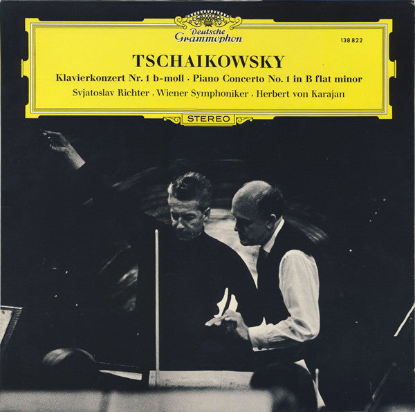Tschaikowsky* - Svjatoslav Richter* · Herbert von Karajan · Wiener Symphoniker : Klavierkonzert Nr.1 B-moll · Piano Concerto No. 1 In B Flat Minor (LP, RE)