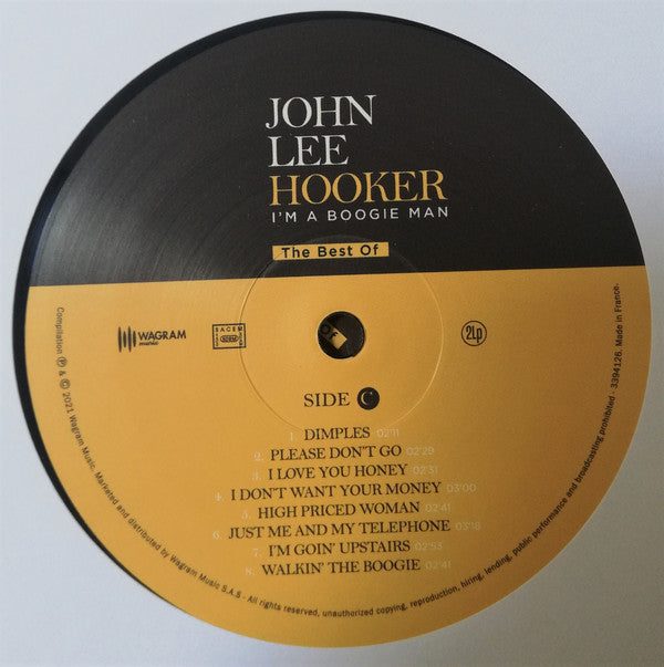 John Lee Hooker : I'm A Boogie Man - The Best Of  (2xLP, Comp, RM)