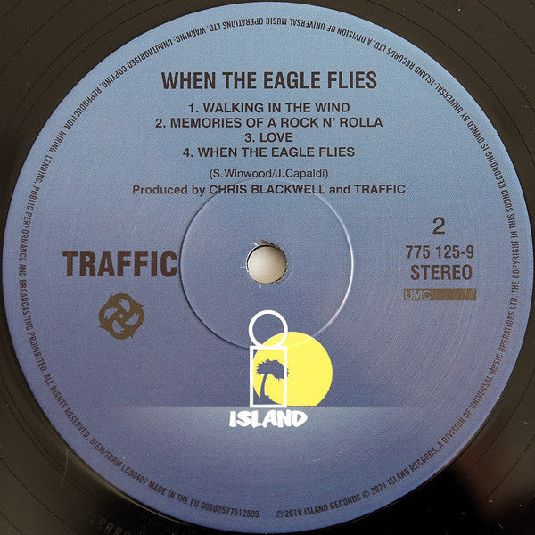 Traffic : When The Eagle Flies (LP, Album, RE, RM, 180)