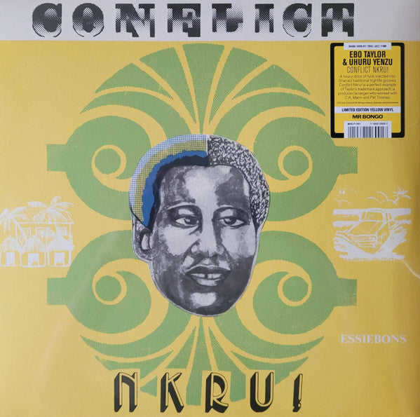 Ebo Taylor & Uhuru Yenzu : Conflict Nkru! (LP, Album, Ltd, RE, Yel)