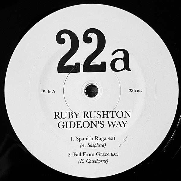 Ruby Rushton : Gideon's Way (12", EP, Ltd)