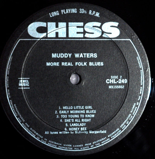 Muddy Waters : More Real Folk Blues (LP, Album, Mono)