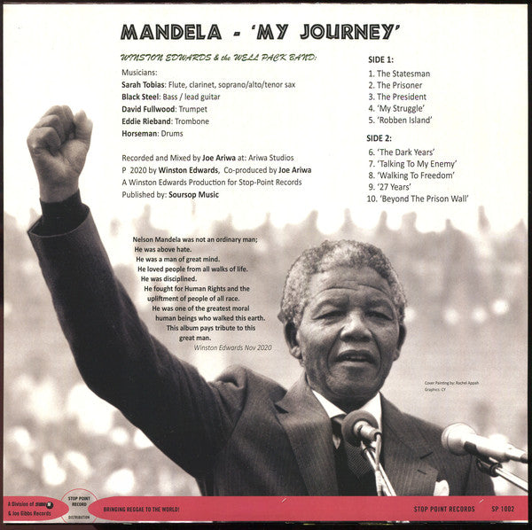 The Well Pack Band, Winston Edwards : Mandela - 'My Journey' (LP, Album)