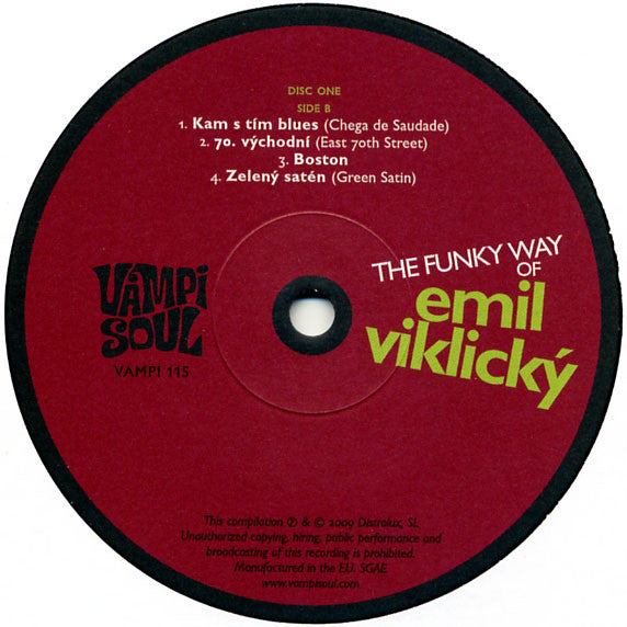 Emil Viklický : The Funky Way Of Emil Viklický (2xLP, Comp, RM)