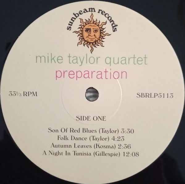 Mike Taylor Quartet : Preparation (LP, Album, Mono, Ltd)