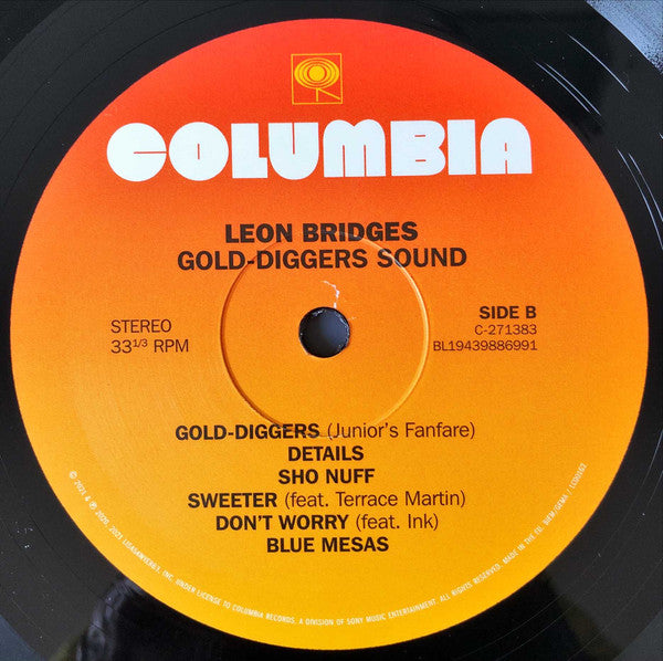 Leon Bridges : Gold-Diggers Sound (LP, Album, Ltd)