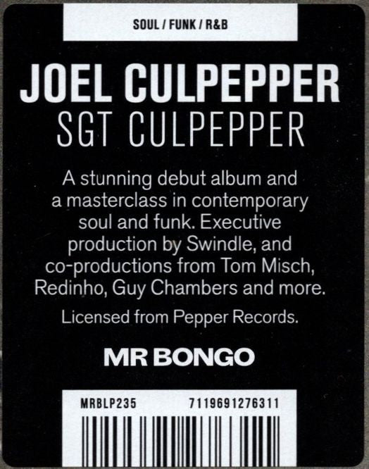 Joel Culpepper : Sgt Culpepper (LP, Album)