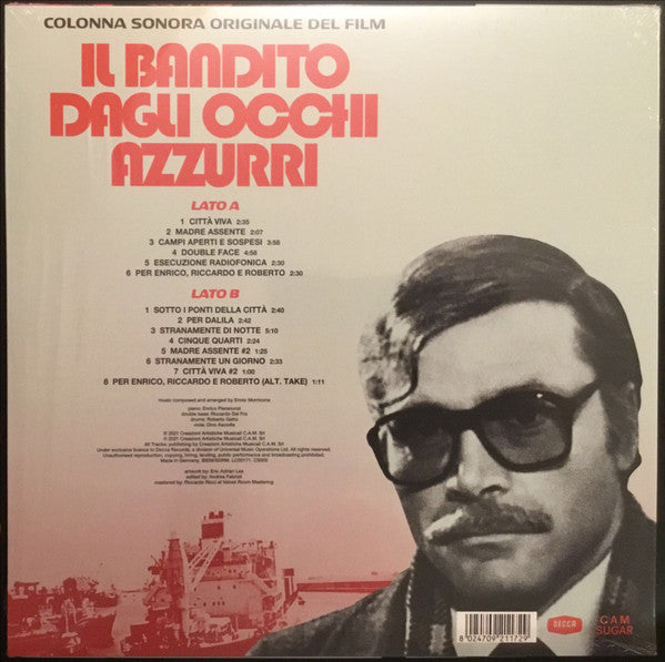 Ennio Morricone : (Colonna Sonora Originale Del Film) Il Bandito Dagli Occhi Azzurri (LP, Album, Ltd, RM, S/Edition, Blu)