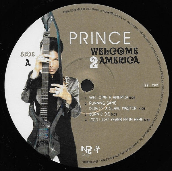 Prince : Welcome 2 America (Dlx + LP, Album + LP, S/Sided, Album, Etch + CD, A)
