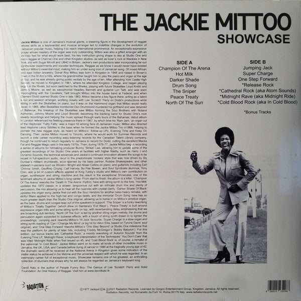 Jackie Mittoo : Showcase (LP, Album, RE)