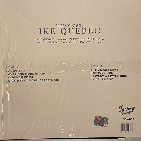 Ike Quebec : Heavy Soul (LP, Album, Ltd, RE, Cle)
