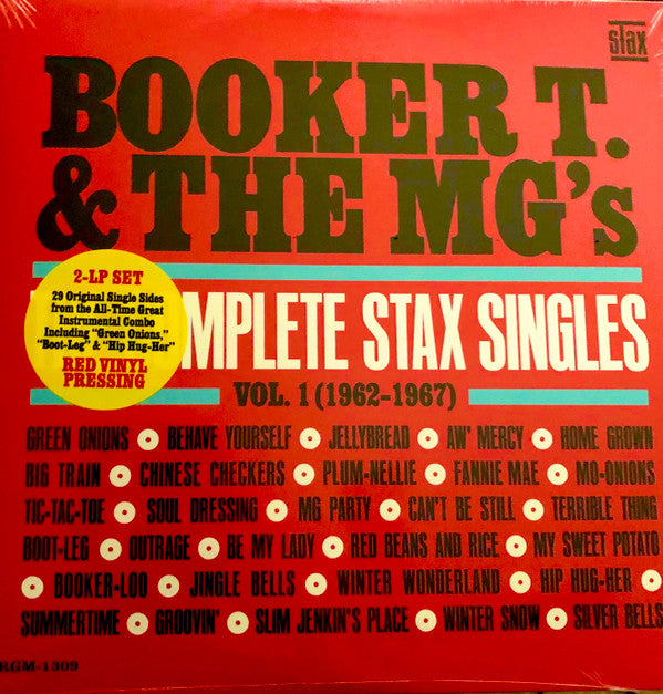 Booker T & The MG's : The Complete Stax Singles, Vol. 1 (1962-1967) (2xLP, Comp, Mono, Ltd, RE, Red)